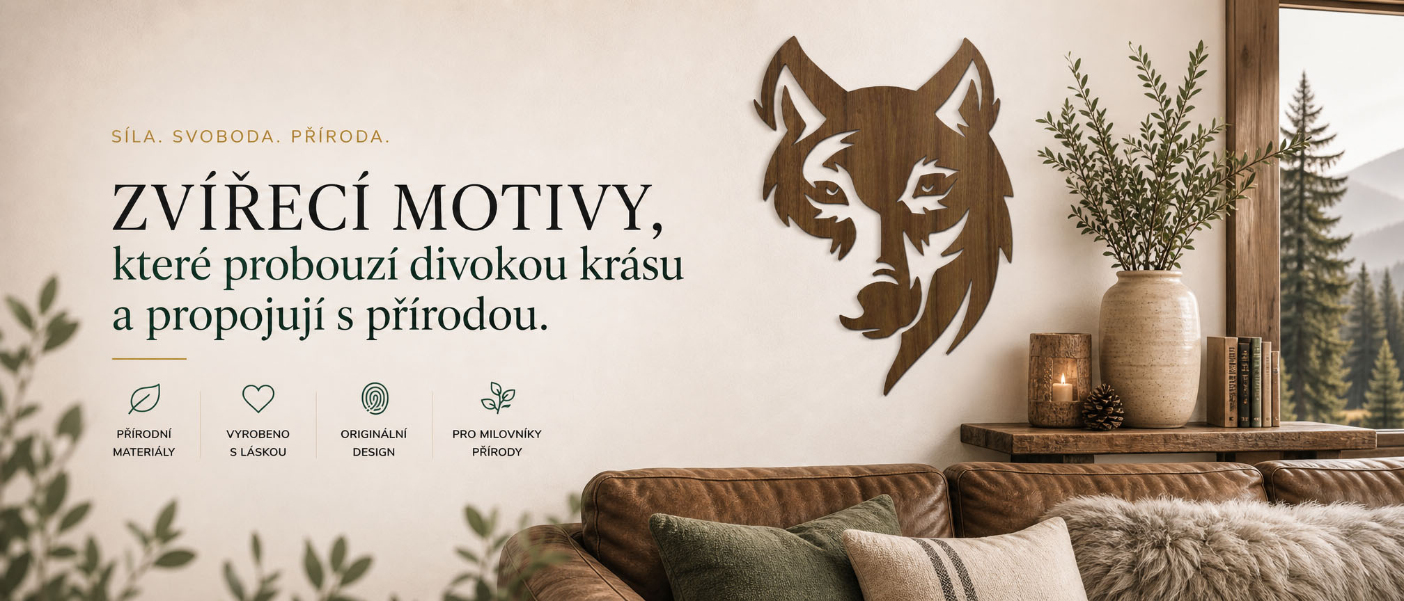 Dekorace Zvireci motivy